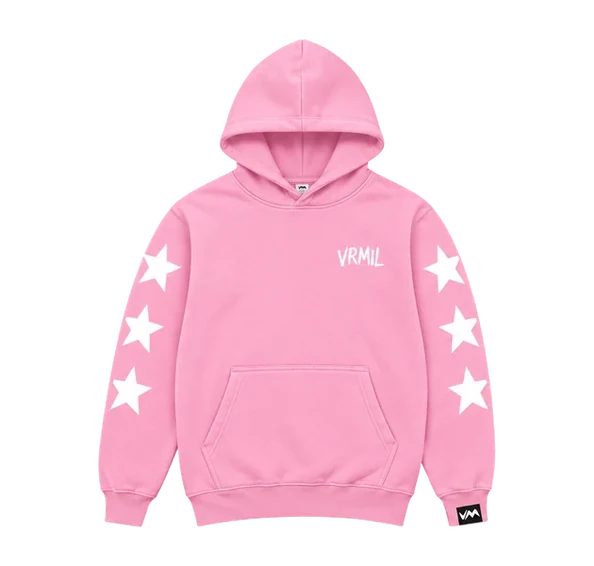 VM Hoodie Pink front
